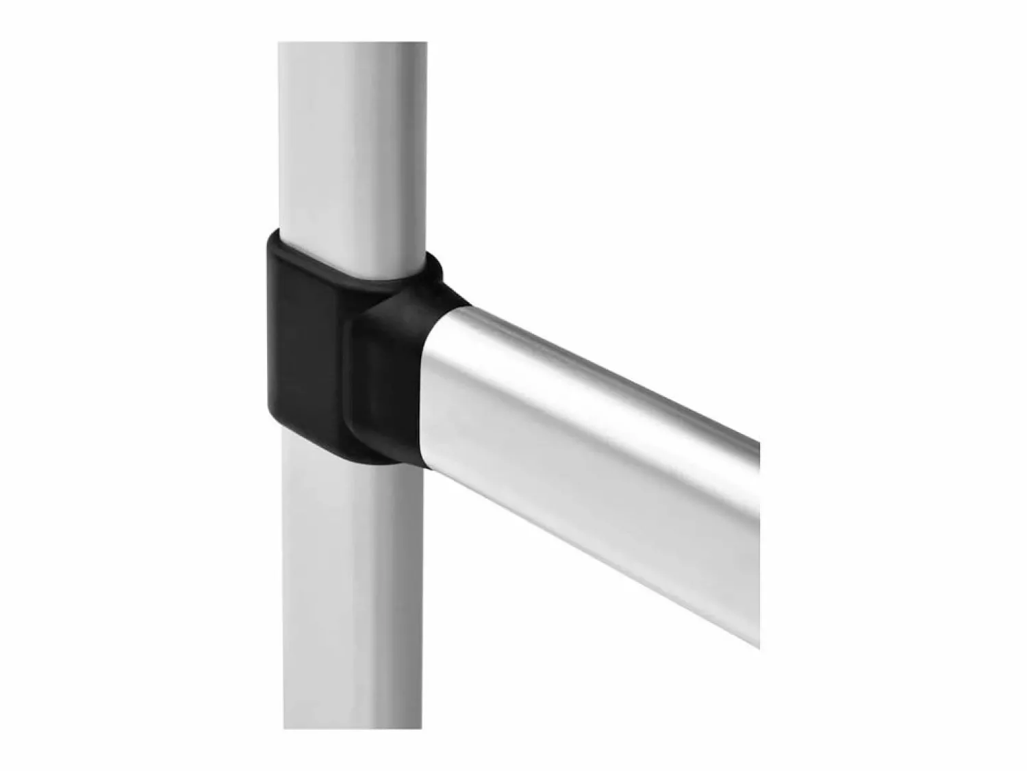 vidaxl Sistema de armario telescópico con barras de aluminio