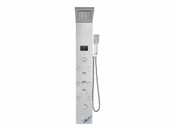 Hot Sistema de panel de ducha de acero inoxidable con 6 modos, sistema de torre de panel de ducha SucceBuy, LED Hydropower Columna De Ducha
