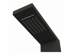 Best Helloshop26 Sistema de panel de ducha sistema de panel de baño mezclador de ducha ducha de lluvia chorro de baño hogar interior aluminio 02_0003120 Negro
