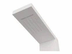 Discount Helloshop26 Sistema de panel de ducha de aluminio y plástico para baño interior 114 cm 02_0003117 Blanco