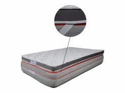 Discount Mercado do Colchão SobreColchón Topper Viscoelástico Talla 200 x 180 cm Altura 10 cm