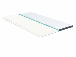 vidaxl Sobrecolchón para cama box spring 200x120x5 cm suavidad media