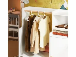 Sobuy Armario Infantil con 2 Estantes y 1 Puerta 94x35x110 cm KMB110-W ES