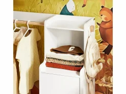 Sobuy Armario Infantil con 2 Estantes y 1 Puerta 94x35x110 cm KMB110-W ES