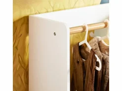 Sobuy Armario Infantil con Perchero y Cajas, Estantería para Ropa