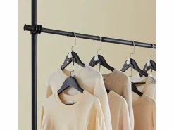 Sobuy Perchero de Pie Telescópico, Soporte para Ropa Ajustable en