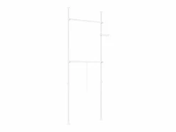 Outlet Sobuy Perchero Telescópico de Pie 27x76.99x103cm Funcional FRG109-II-W Blanco