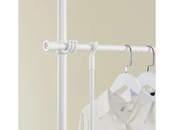 Outlet Sobuy Perchero Telescópico de Pie 27x76.99x103cm Funcional FRG109-II-W Blanco