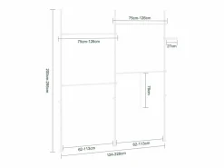 Sale Perchero Telescópico de Pie 62x62x200cm Funcional KLS03-II-W Burro Para Ropa