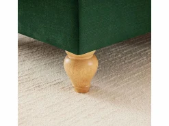 Sale Sofá 3 Plazas Chenille Mid-Century, Funda Extraíble y 3 Cojines, 272x83.5x93cm, Sofás Club