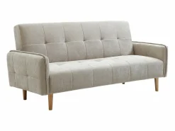 Sale Vente-unique Sofá 3 plazas convertible clic-clac en tejido SONIATA Beige