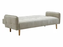 Sale Vente-unique Sofá 3 plazas convertible clic-clac en tejido SONIATA Beige