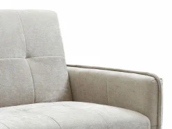 Sale Vente-unique Sofá 3 plazas convertible clic-clac en tejido SONIATA Beige
