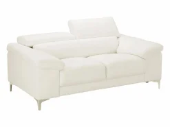 LINEA SOFA Sofá 2 plazas de piel de becerro en color SOLANGE