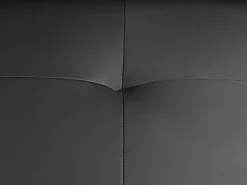 Discount LINEA SOFA Sofá 3+2 plazas de piel de becerro en color negro SOLANGE Gris antracita