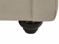 Vente-unique Sofá 3 plazas de terciopelo color CHESTERFIELD