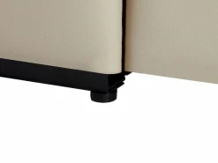 Best Vente-unique Sofá 3 plazas eléctrico de cuero ADELIO Beige