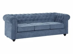 Vente-unique Sofá 3 plazas en tejido color CHESTERFIELD