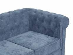 Vente-unique Sofá 3 plazas en tejido color CHESTERFIELD