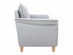 Online Miliboo Sofá 2 plazas en tejido CLIFF Gris claro