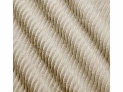 Sofá 3 Plazas Modular de Pana Acanalada - con 3 Cojines - 298x103x75cm - Beige