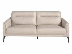 Angel Cerda Sofá 3 plazas piel gris taupe 6138