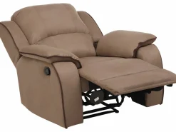 Outlet Sofá 3+2+1 plazas relax de microfibra HERNANI Conjunto Sofá Y Sillón