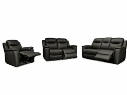 Online Sofá 3+2+1 plazas relax de piel color EVASION Conjunto Sofá Y Sillón