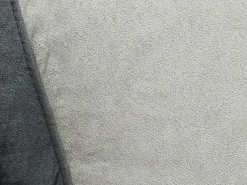 Clearance Sofá 3 plazas relax microfibra TALCA gris claro y antracita Sofá Relax