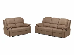 Outlet Sofá 3+2 plazas relax microfibra color HERNANI Conjunto Sofás