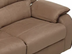Outlet Sofá 3+2 plazas relax microfibra color HERNANI Conjunto Sofás