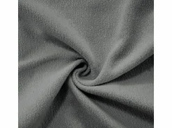 Discount DripeX Sofá 4 plazas tejido felpa - con 6 cojines - estructura madera maciza - 406x77x81cm Gris