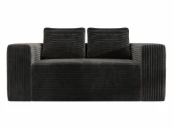 Sofá 2 Plazas, Terciopelo acanalado , 65cm prof. asiento, 2 cojines, 160x88x58cm Todos Los Sofás|Sofá De Terciopelo