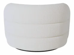 Sofá 3 plazas y sillón giratorio en tela bouclé LAPIOTA de Conjunto Sofá Y Sillón