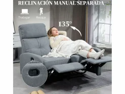 Hot Sofá Andros reclinable 101x118x95 cm Sofá - 2 Plazas