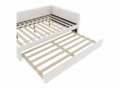 Best Sofá cama 140×200 cm - con cama nido - con puerto USB + Type-C - (sin colchón) Cama Nido