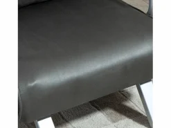 Sofá cama 3 en 1, sillón convertible en cama, colchón plegable, chaise longue en polipiel (65x69x80 cm)