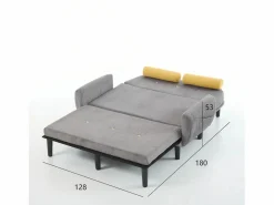 Sofá cama 2 plazas de pana - convertible en cama o chaise longue Sofá - 2 Plazas|Sofá Cama