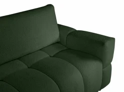 Outlet Sofá cama 3 plazas en tela de bouclé ISSORO II Sofá De Tela|Sofá Cama
