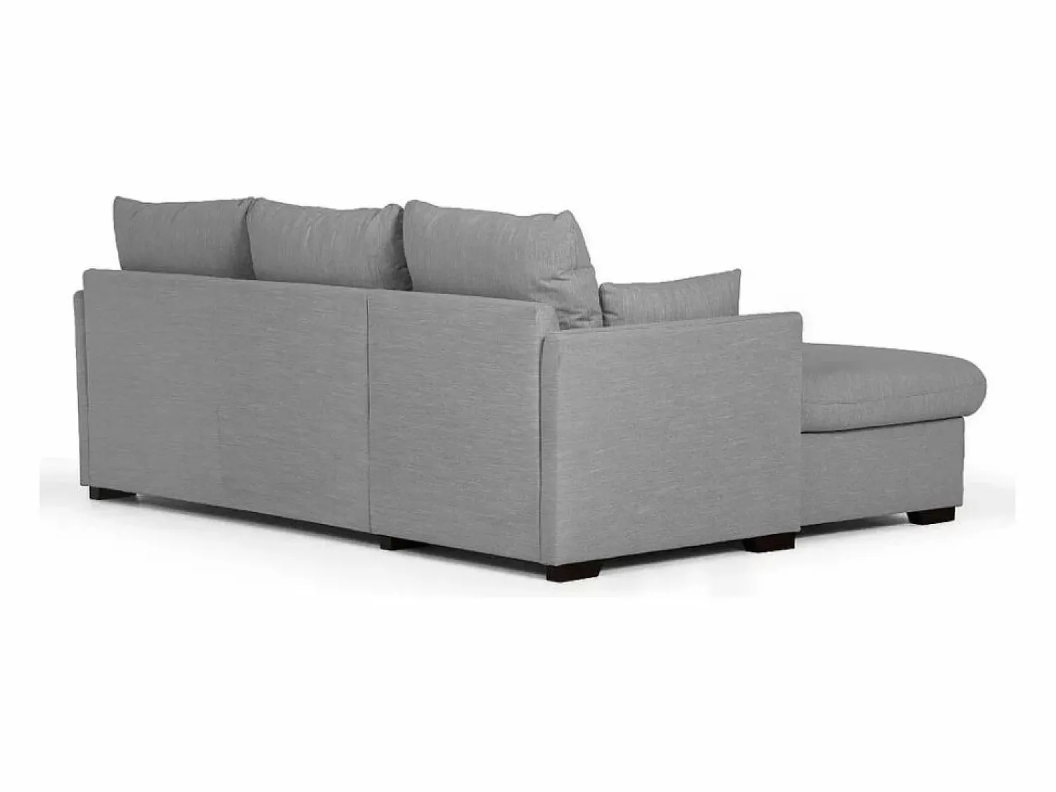 Sofá Cama 3 Plazas - Chaise Longue Reversible Derecha/Izquierda con Almacenamiento Integrado (221 x 162 x 85 cm) - ORLANDO