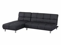 SENHO Sofá cama clic-clac de 2 plazas con chaise longue reversible en PU - MELLOW