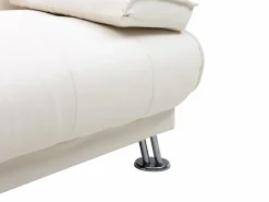 Vente-unique Sofá cama clic-clac piel sintética color MAXIME