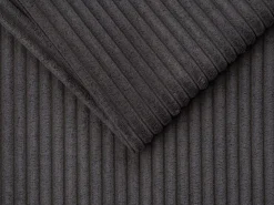 Vente-unique Sofá cama con apertura italiana de pana - Cama de 160 cm - Colchón de 22 cm - VIZIR