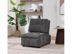 Merax Sofá cama convertible - 68 x 95 x 76 cm - con respaldo y asiento regulables - tela -