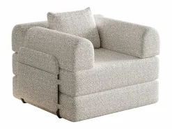 Hauss Spole Sofá cama convertible - Individual - Tela de chenilla color