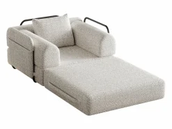 Hauss Spole Sofá cama convertible - Individual - Tela de chenilla color
