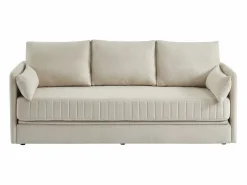 Sale Vente-unique Sofá cama convertible de 3 plazas de tela color GRECCO Beige