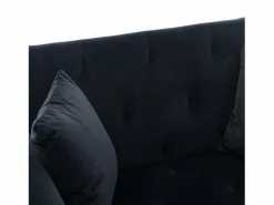 Sofá cama convertible en osito - Patas de metal dorado - Función chaise longue