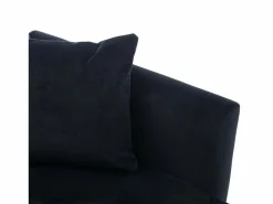 Sofá cama convertible en osito - Patas de metal dorado - Función chaise longue