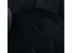 Sofá cama convertible en osito - Patas de metal dorado - Función chaise longue